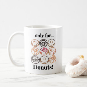 Donut Doughnut Süß Lustig Kaffeetasse
