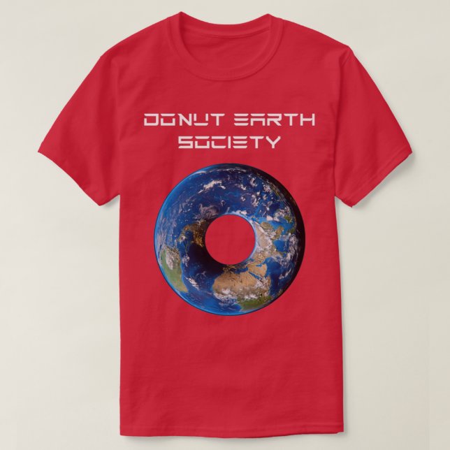 DONUT EARTH SOCIETY T-Shirt (Design vorne)
