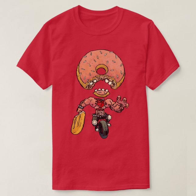 Donut Einrad T-Shirt (Design vorne)