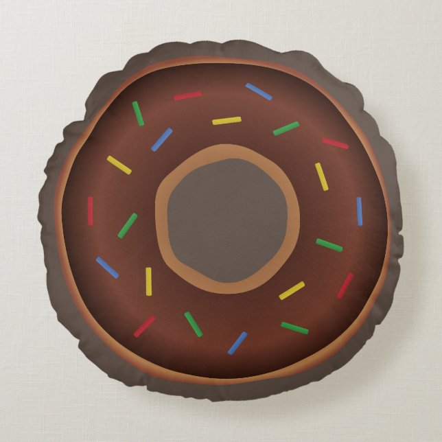 DONUT FUNNY ROUND COUSSIN (Devant)