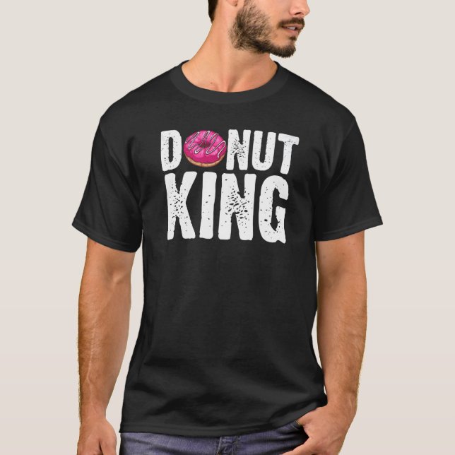 Donut für Männer Vater Donut Doughnut Feinschmecke T-Shirt (Vorderseite)