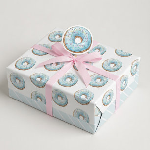 Donut Geburtstag Geschenkpapier   Süße Donut  Set