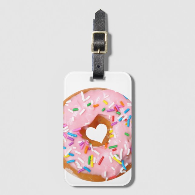 Donut Gepäckanhänger (Vorderseite Vertikal)