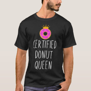 Donut Graphic Certified Donut Food Lover T-Shirt