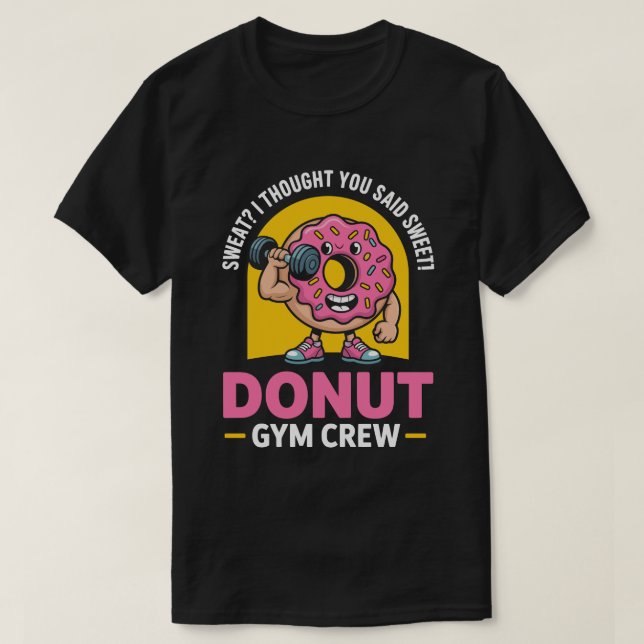 Donut Gym Crew Tee (Design vorne)