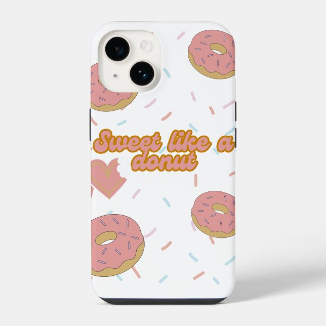 Donut iPhone 14 Hülle (Rückseite)