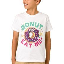 Donut isst mich, Niedliche Donut-Illustration