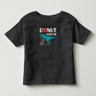 Donut Judge Me T-Rex, Funny Future   Paleontology Kleinkind T-shirt