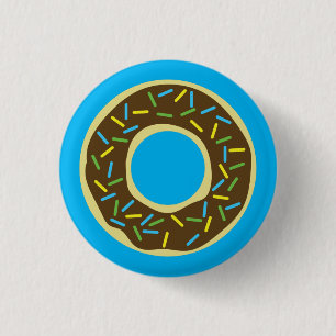 Donut Kids Geburtstagsparty Doughnut Button