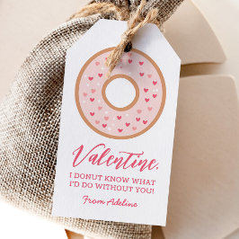 Donut Kids Valentinstag Geschenkanhänger