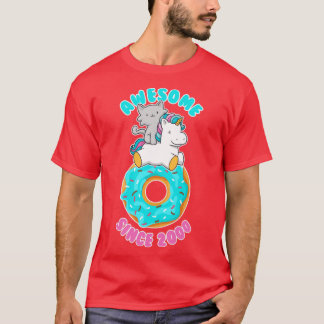 Donut Kitten Unicorn Phantastisch seit 2000 T-Shirt