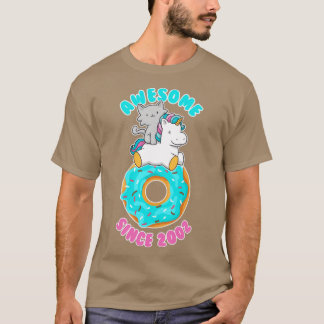 Donut Kitten Unicorn Phantastisch seit 2002 T-Shirt