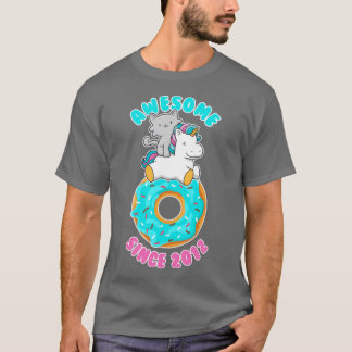 Donut Kitten Unicorn Phantastisch seit 2012 T-Shirt