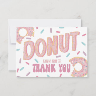 Donut Know How Dankeskarte