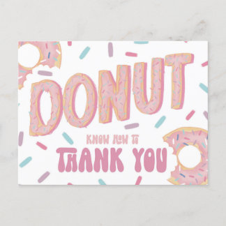Donut Know How zum Dank Ihrer Karte