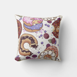 Donut-Kunst Kissen