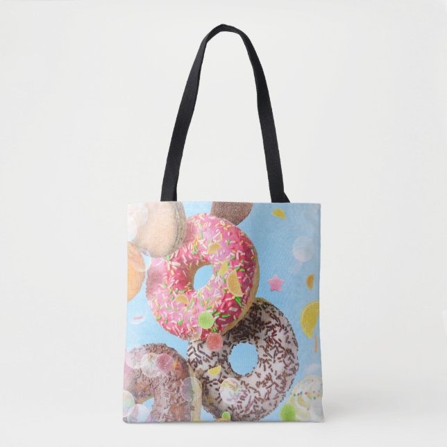 Donut-Leckereien Tasche (Vorderseite)