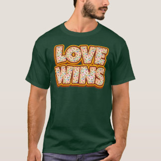 Donut Liebe gewinnt Baker Donuts Lover Backbake T-Shirt
