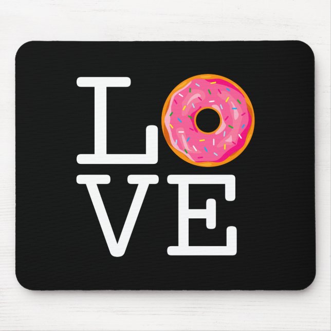 Donut Liebe Mousepad (Vorne)