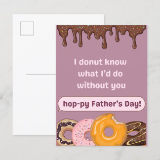 Donut Limited Father's Day Edition Einladungspostkarte