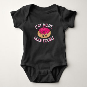 Donut Lover Pun - Essen Sie mehr gestohlene Lebens Baby Strampler