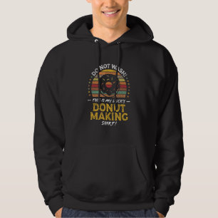 Donut-Macher Jobtitel Donuts herstellen Zitat-Gra Hoodie