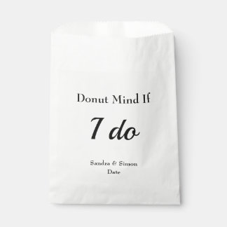 Donut Mariage à thème Favoriser les sacs