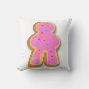 Donut Meeple Spaß Brettspiel Kunst Design Kissen