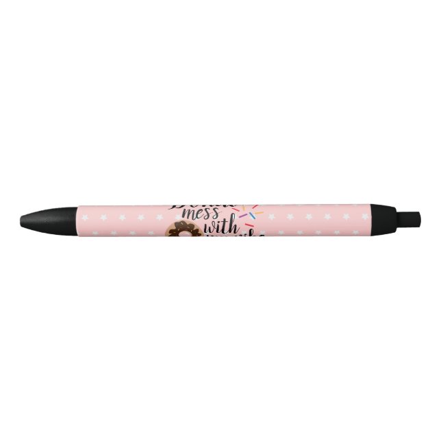 Donut Mess mit meinem Vibe Pen Kugelschreiber (Vorderseite)