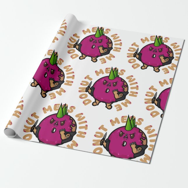 Donut mich mit mir geschenkpapier (Ungerollt)