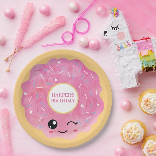 Donut Miss Out Pappteller (Party)