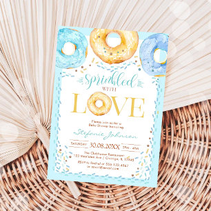 Donut mit Liebe bestreute Babyparty-Einladung Einladung