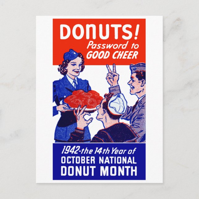 Donut-Monat 1942 Postkarte (Vorderseite)