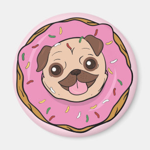 Donut Mops Magnet