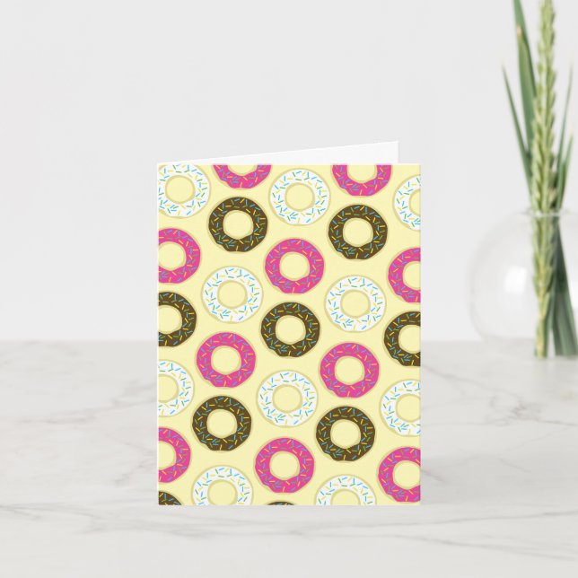 Donut Niedlich Kid's Doughnut Stationary Cards (Vorderseite)