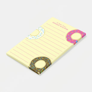 Donut Niedliche Kid-Doughnüsse Post-it Klebezettel