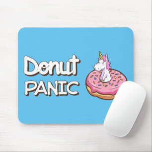 Donut Panic Unicorn Mousepad