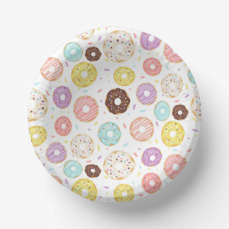 Donut Party Paper Bowls Pappteller
