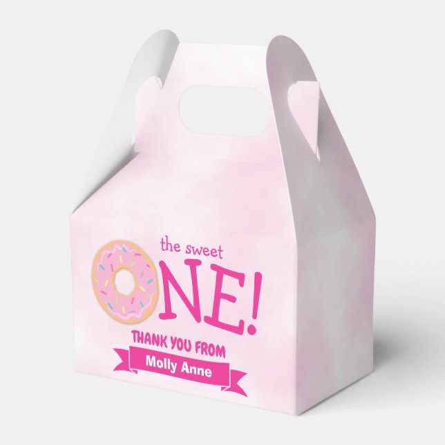 Donut Party Rainbow Sprinkles Girl Geschenkschachtel (Vorderseite)