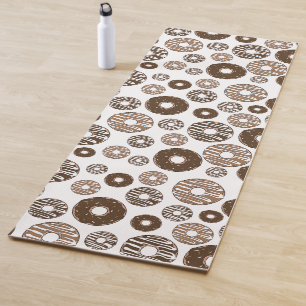 Donut Pattern, Chocolate Donuts, Karamel Donuts Yogamatte