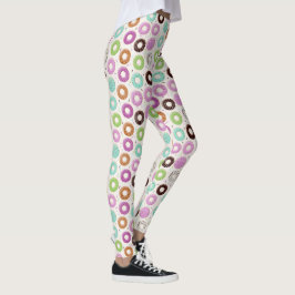 Donut Pattern Leggings