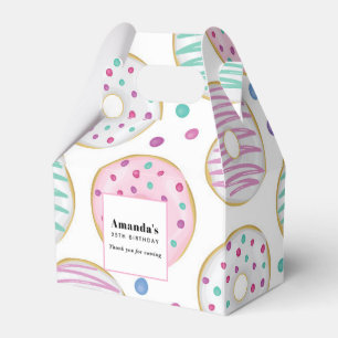 Donut Pattern Niedlich farbenfroher Geburtstag Geschenkschachtel