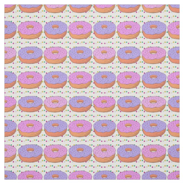 Donut Pattern Stoff (Muster)
