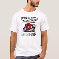 Donut Police Chase Funny Tshirt