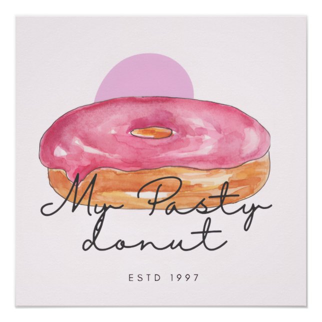 Donut poster (Vorderseite)