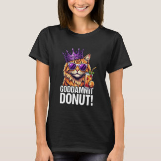 Donut Prinzessin Katze Meme u2013 Kawaii Lustige C T-Shirt