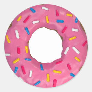 Donut Runder Aufkleber