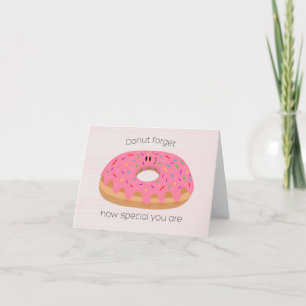 Donut-Schätzung Dankeskarte