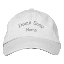 Donut Shop Name bestickter Hut