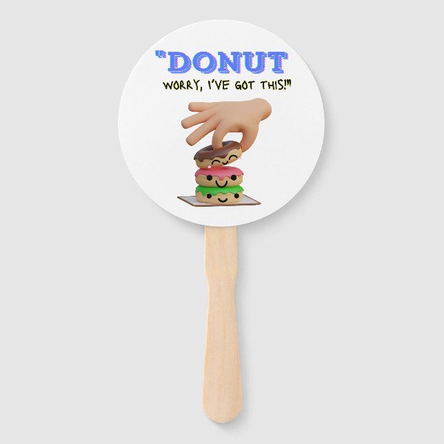 Donut Sorge, das got Fächer (Vorderseite)